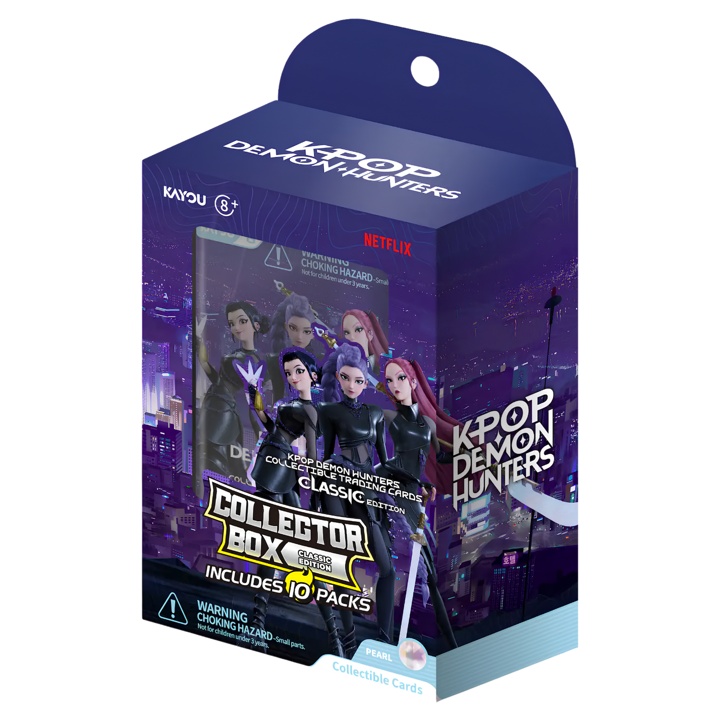 KPop Demon Hunters Collectible Trading Cards Collector Box Classic Edition - (10 Packs)