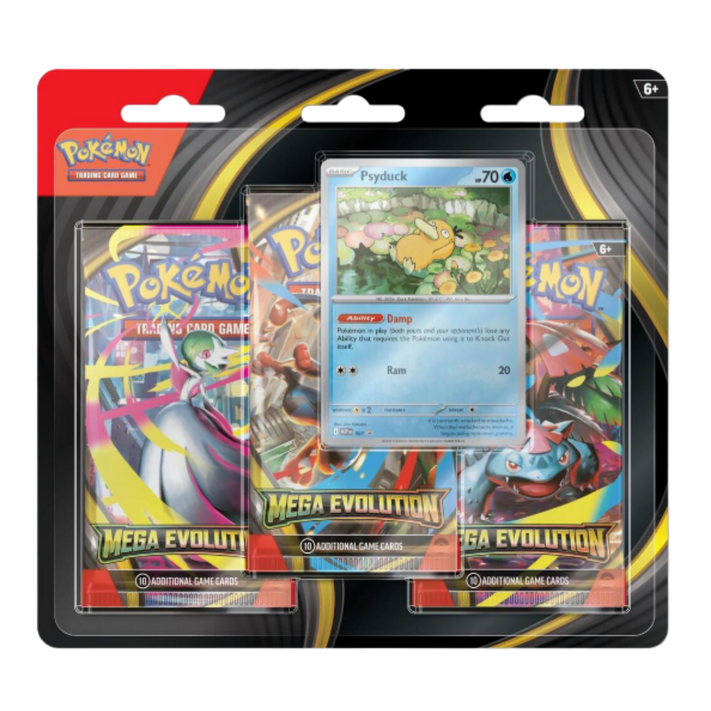 Pokémon trading card game pack with cards and packaging