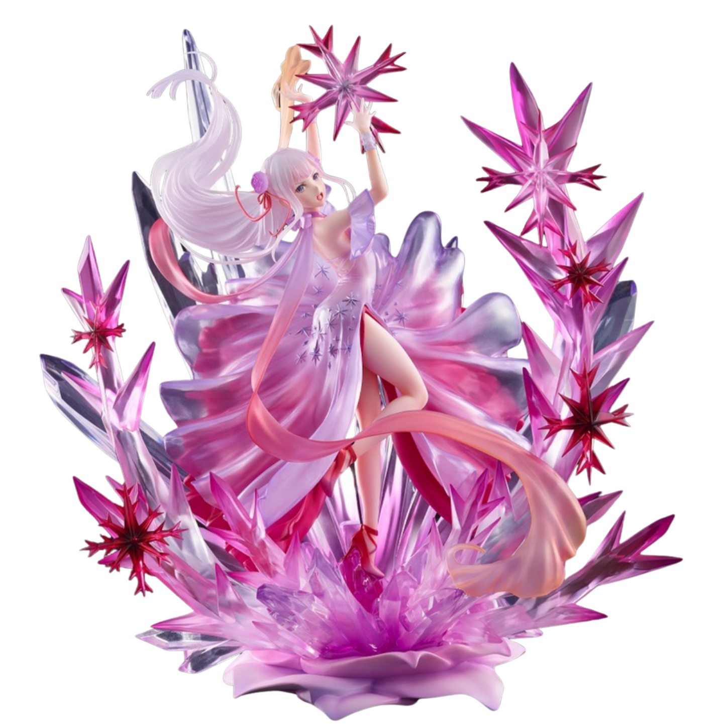 Re:Zero Starting Life in Another World Frozen Emilia (Crystal Dress Ver.) 1/7 Scale Shibuya Scramble Figure