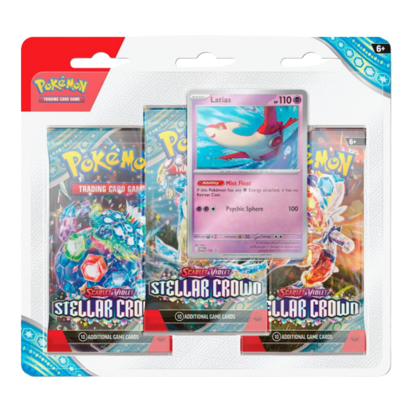 Pokémon trading card game packs with colorful designs and visible brand logos.