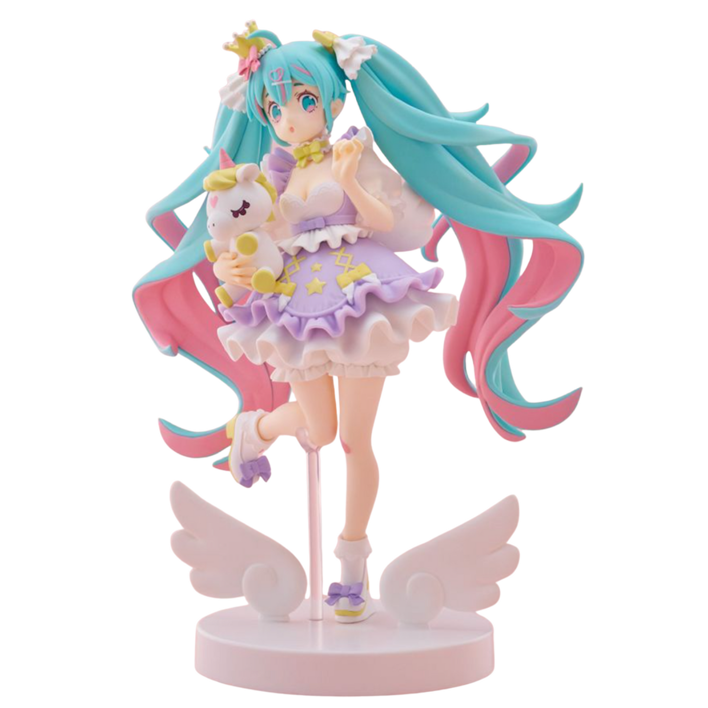Vocaloid Tenitol Hatsune Miku (Yumekawa Princess Lavender Ver.) Figure