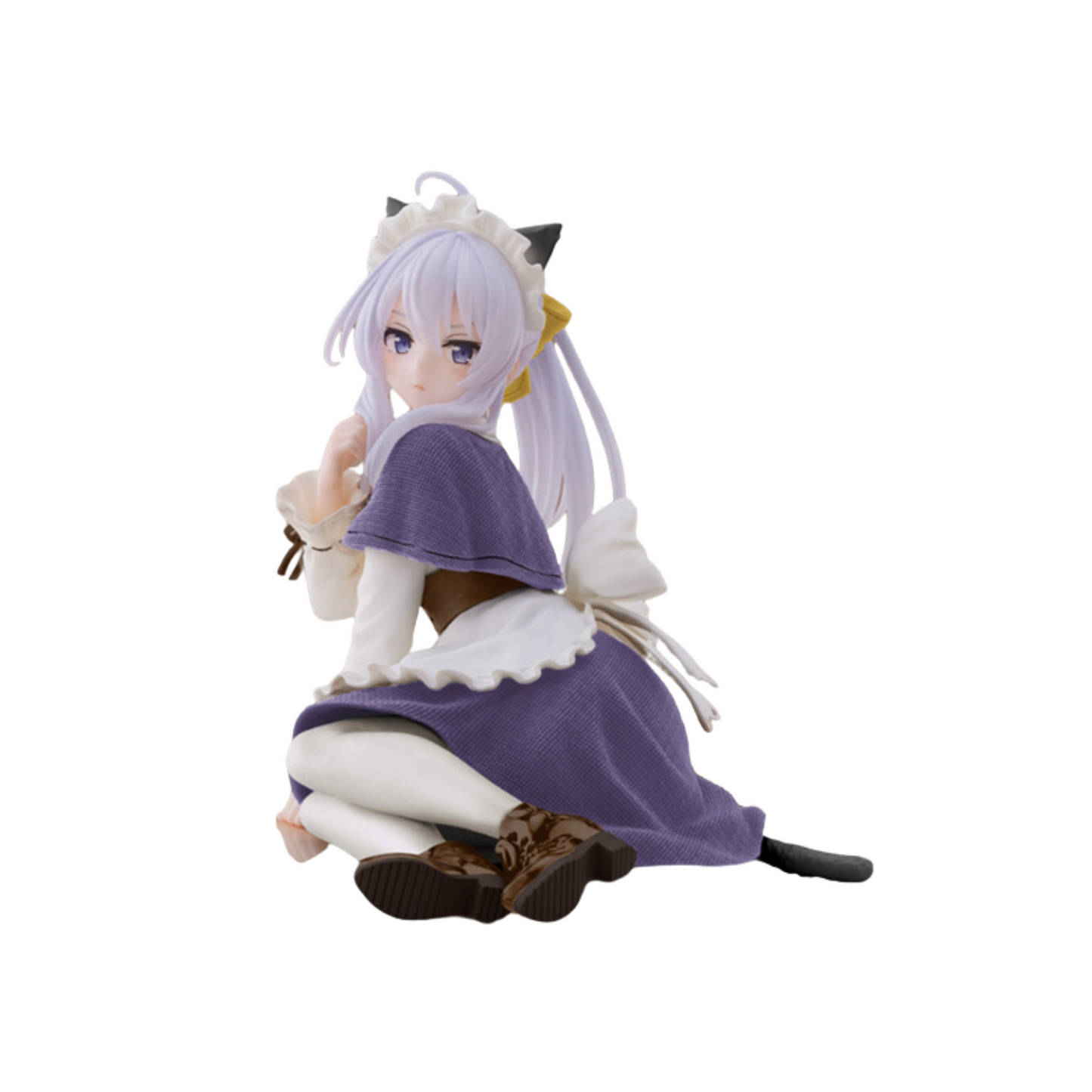 Wandering Witch: The Journey of Elaina Desktop Cute Elaina (Cat Maid Ver. Renewal Edition) Figure