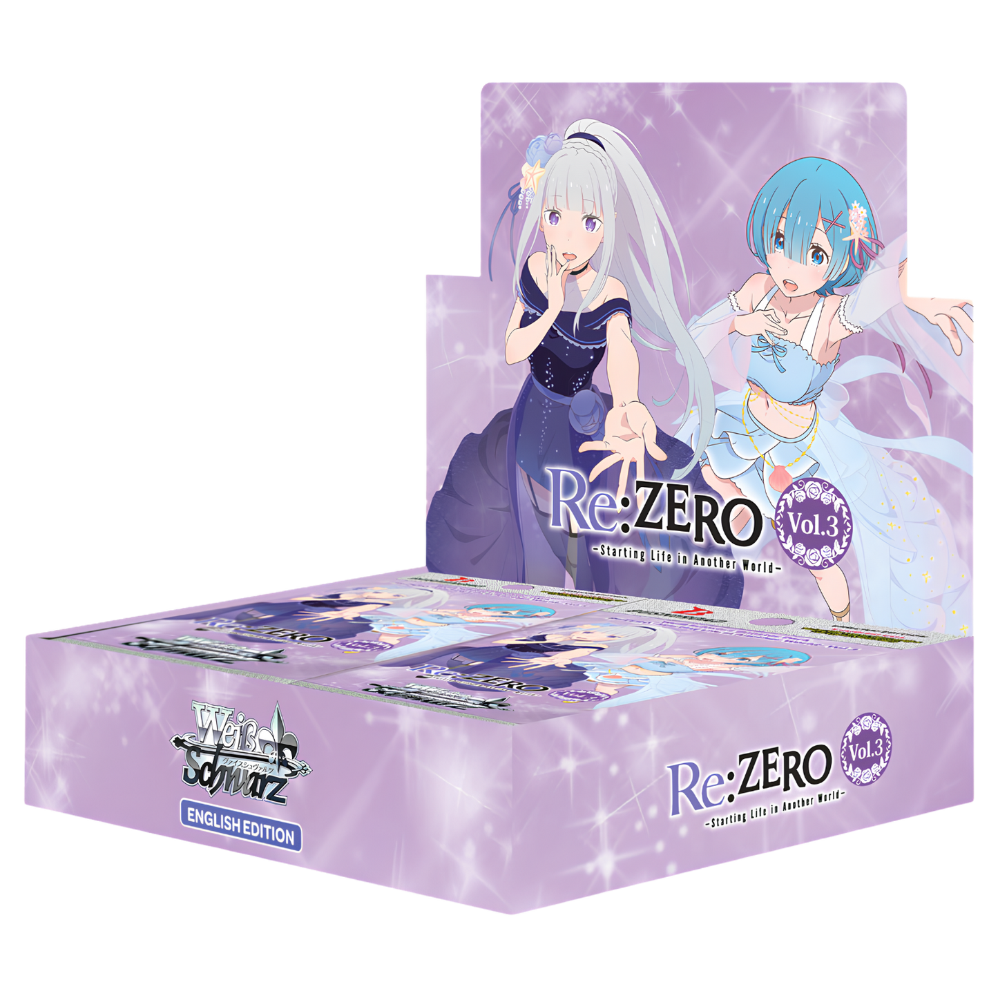 Weiss Schwarz Re: Zero - Starting Life in Another World Vol.3 Booster Display (English Edition)