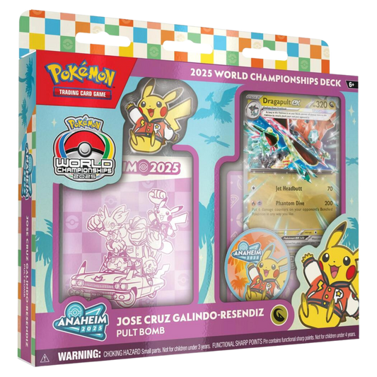 Pokémon trading card game packaging with Pikachu and Poké Ball logo