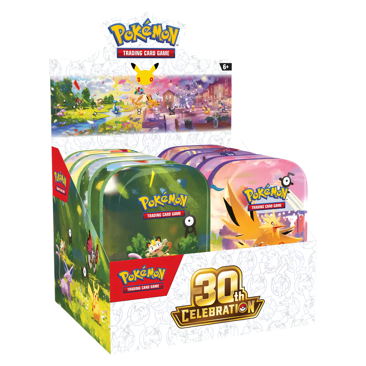 30th Celebration Mini Tin Display