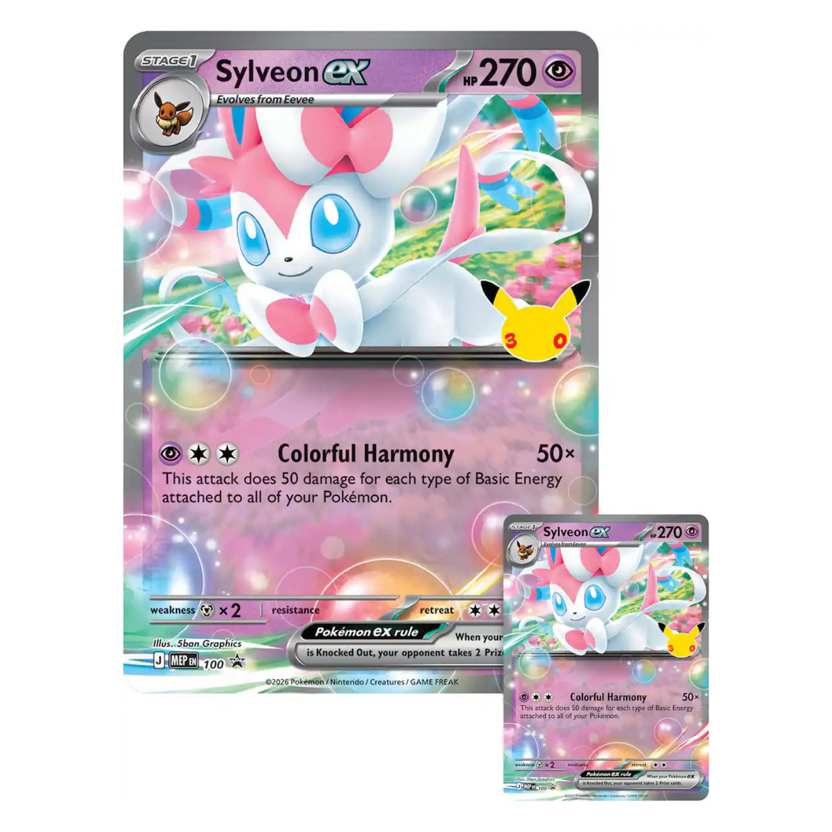 30th Celebration Sylveon ex Box