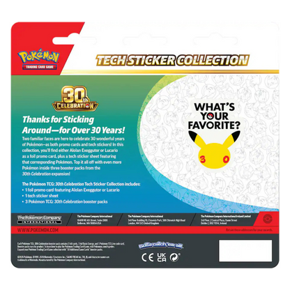 30th Celebration Tech Sticker Collection [Alolan Exeggutor]