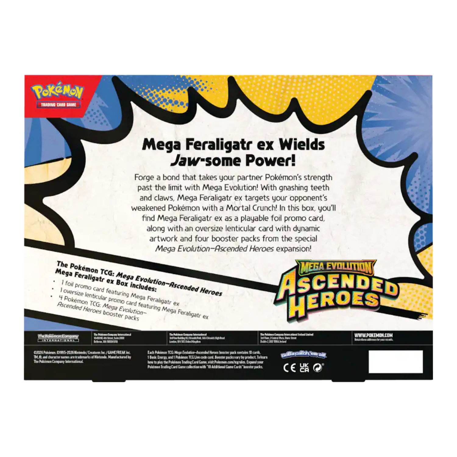 Ascended Heroes Mega Feraligatr ex Box