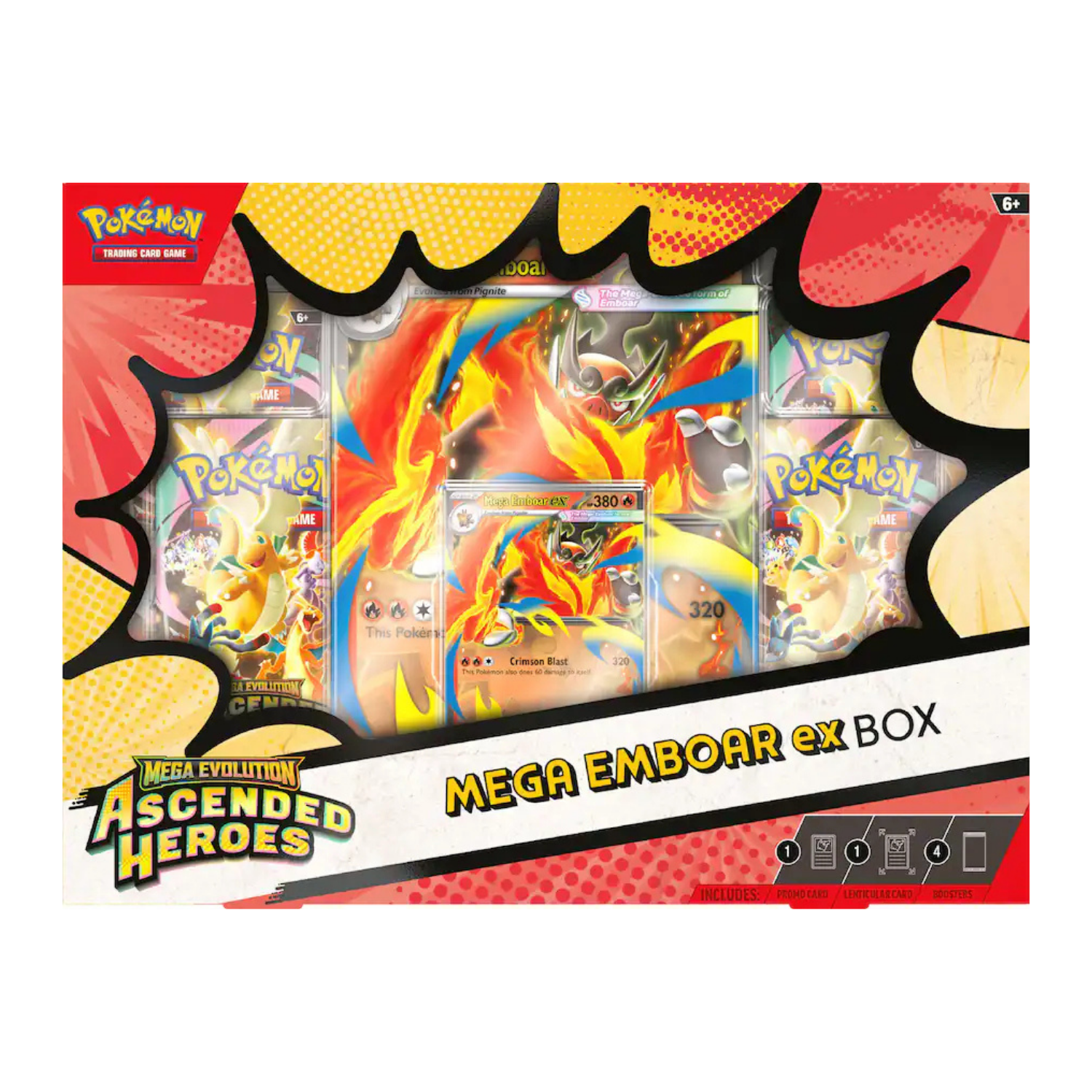 Ascended Heroes Mega Emboar ex Box