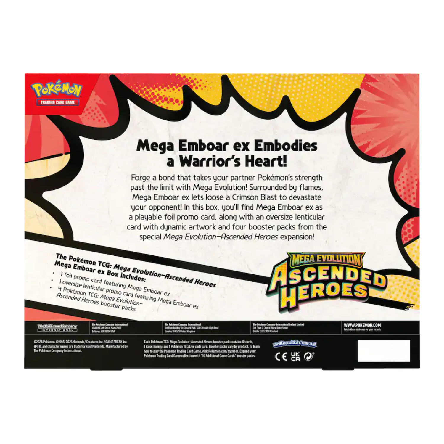 Ascended Heroes Mega Emboar ex Box