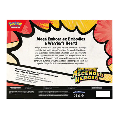 Ascended Heroes Mega Emboar ex Box