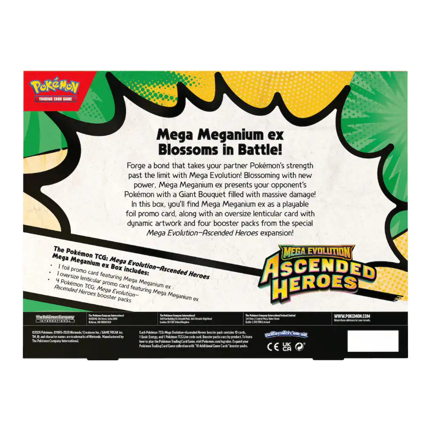 Ascended Heroes Mega Meganium ex Box