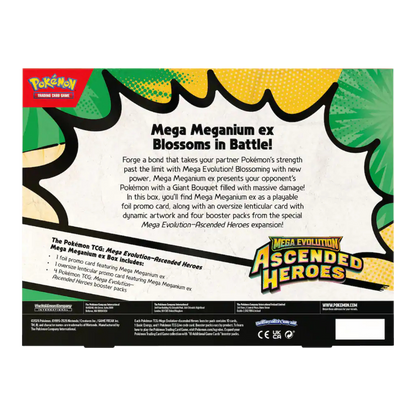 Ascended Heroes Mega Meganium ex Box