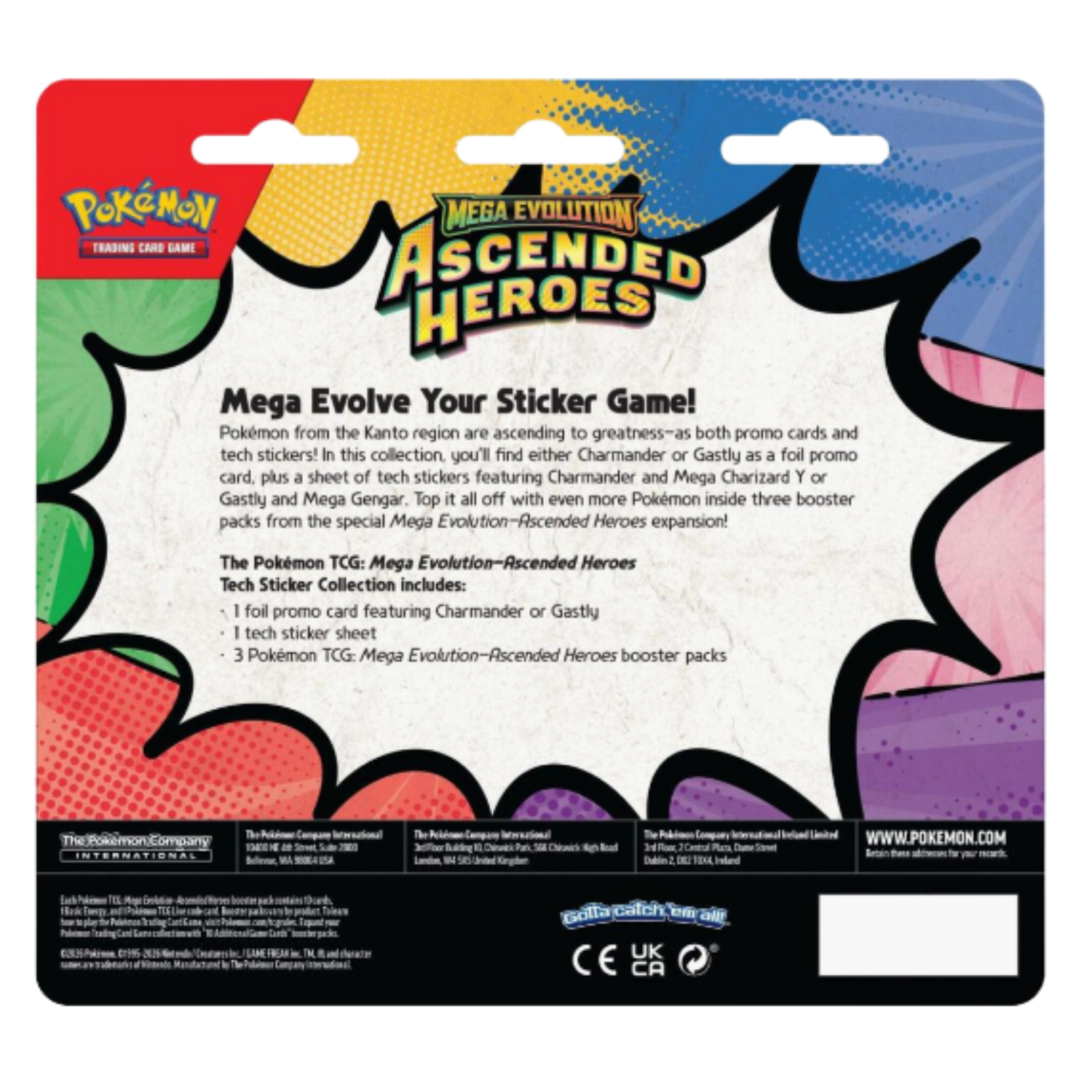 Ascended Heroes Tech Sticker Collection - Gastly