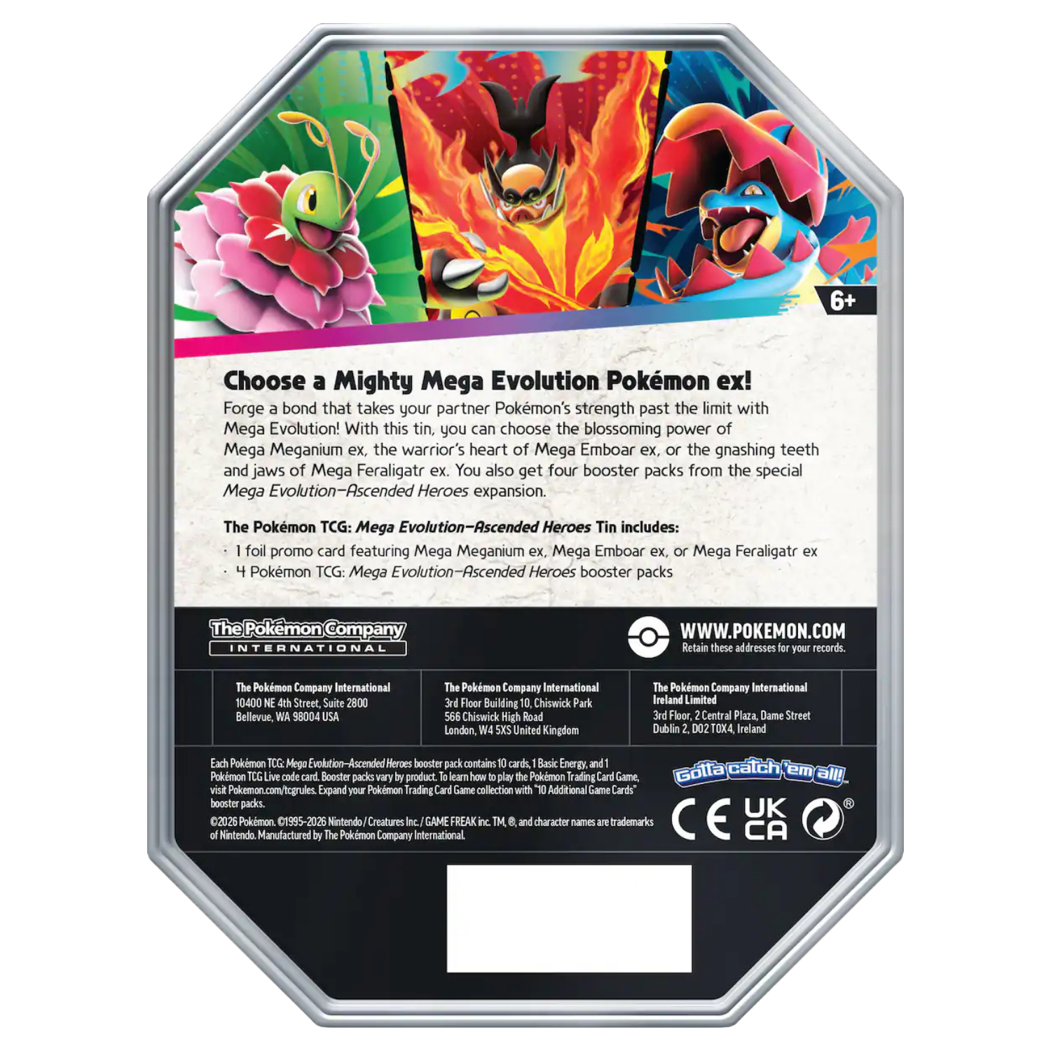 Ascended Heroes Tin [Mega Emboar ex]
