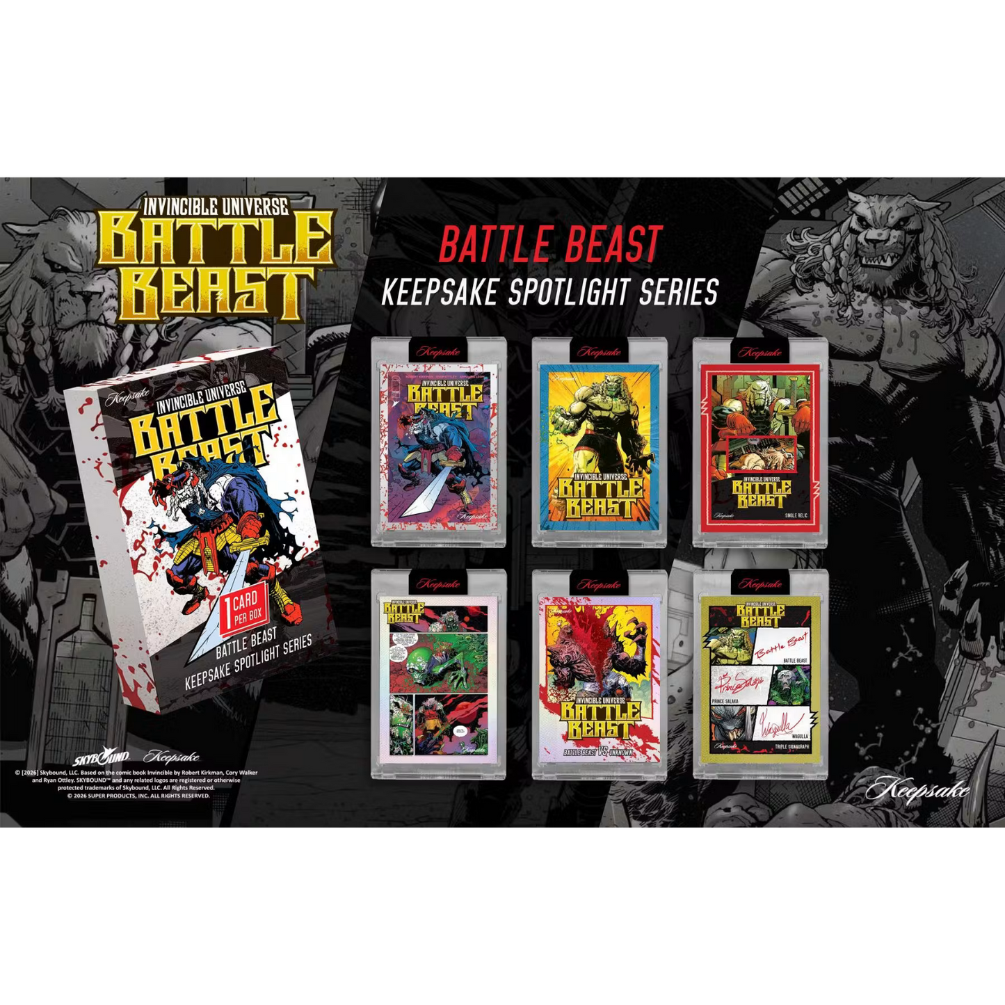 Battle Beast 1st Edition Keepsake Spotlight Series Box