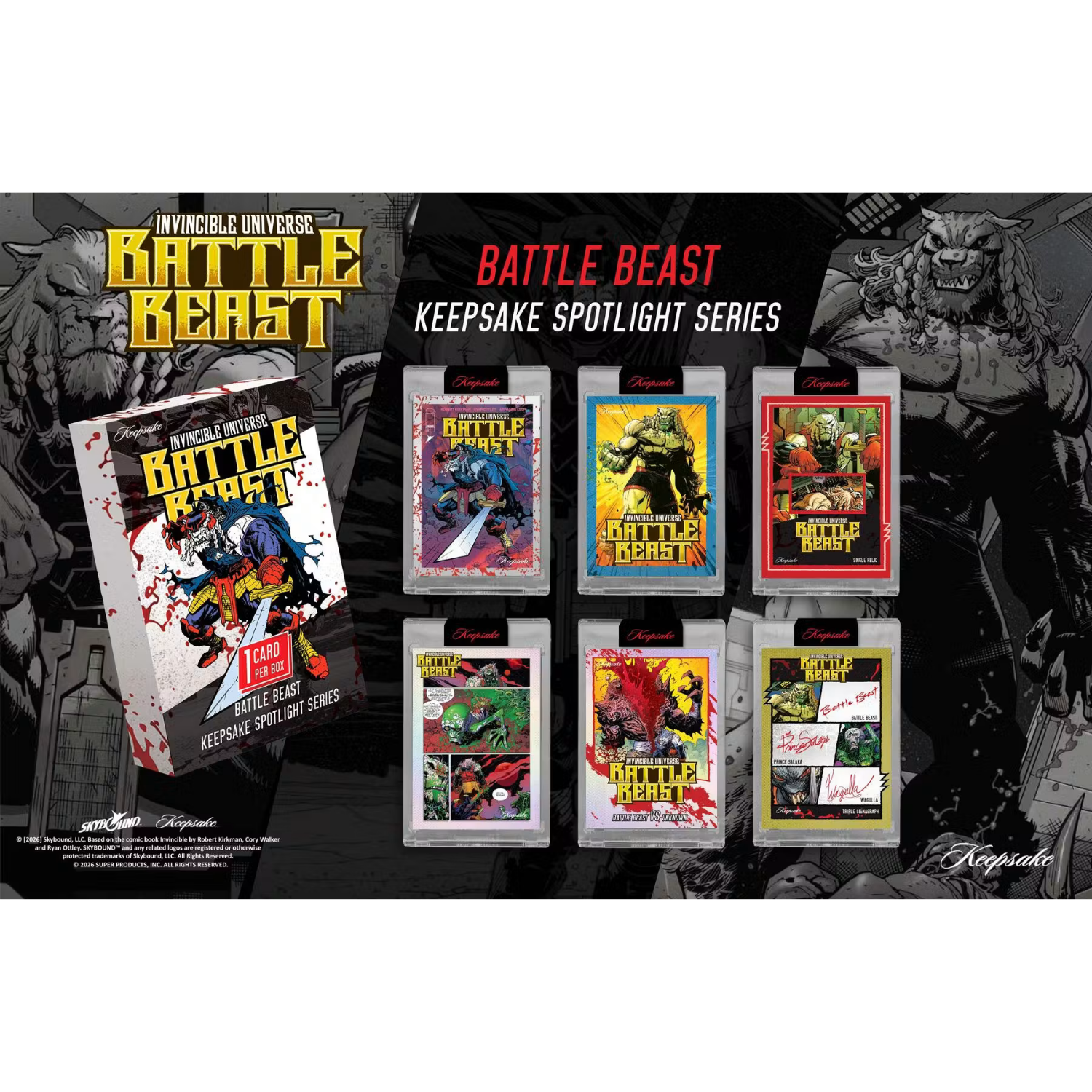 Battle Beast 1st Edition Keepsake Spotlight Series Box