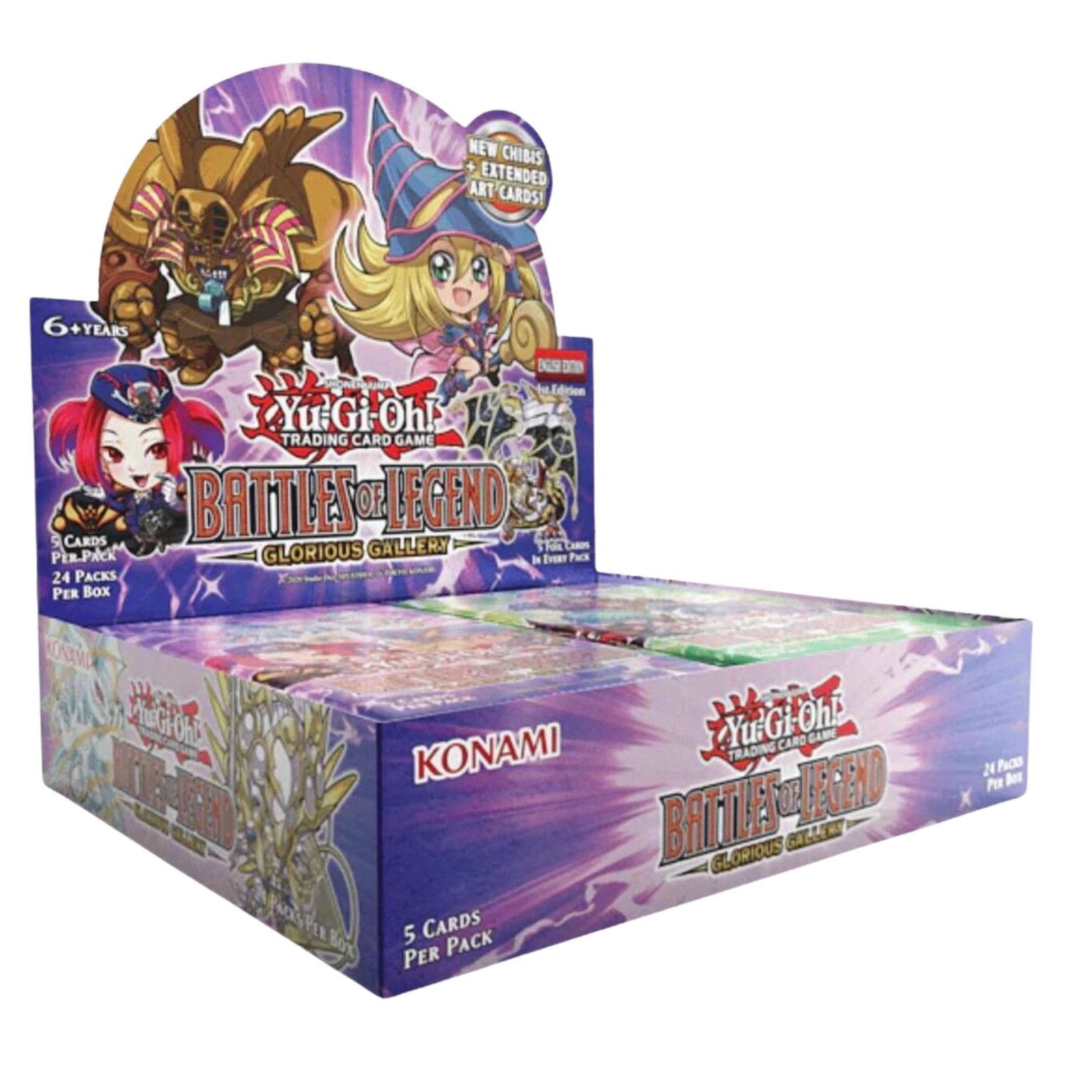 Yu-Gi-Oh! Trading Card Game Battles of Legend box with characters on a white background
