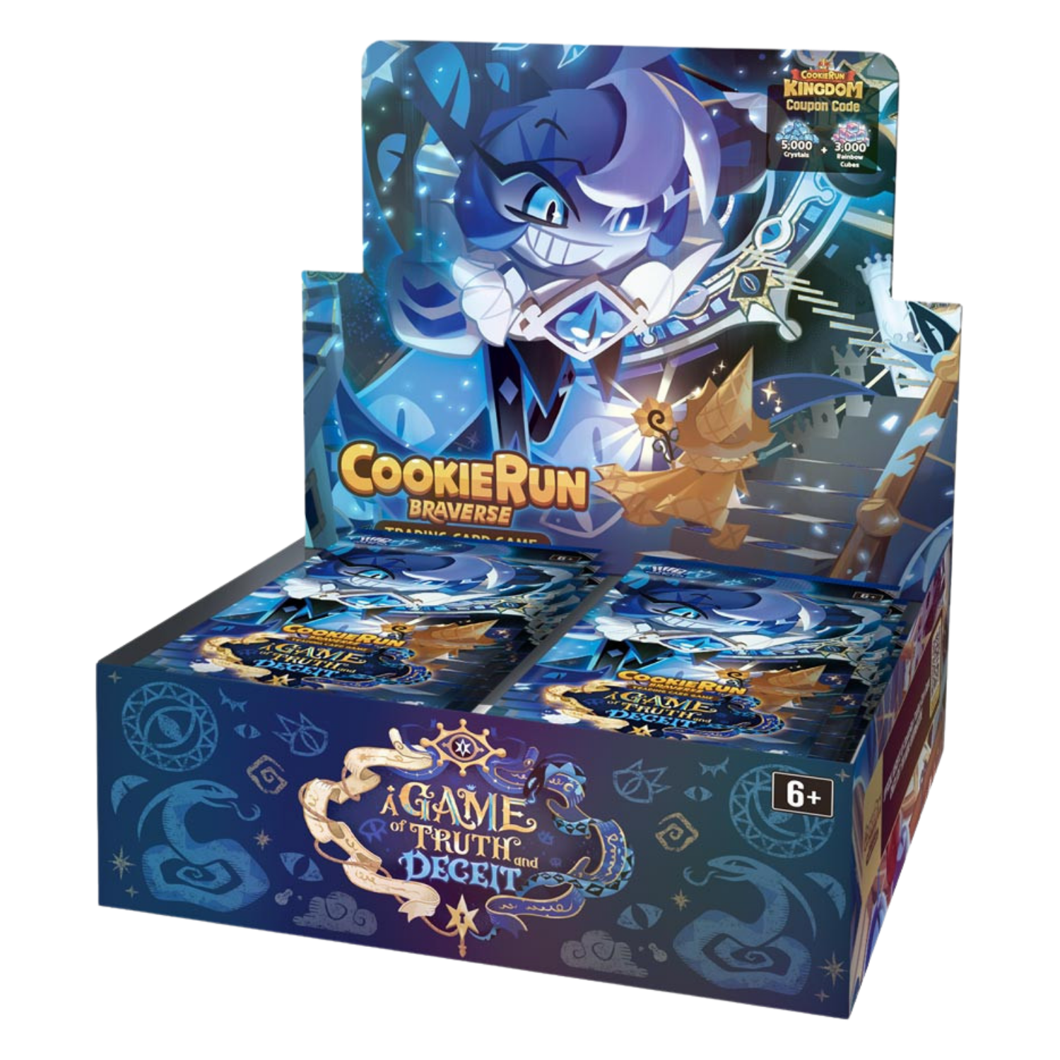 Cookie Run Braveverse game box with character illustration on a white background