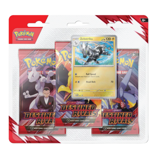 Pokémon trading card game pack with Zekránika card on a white background