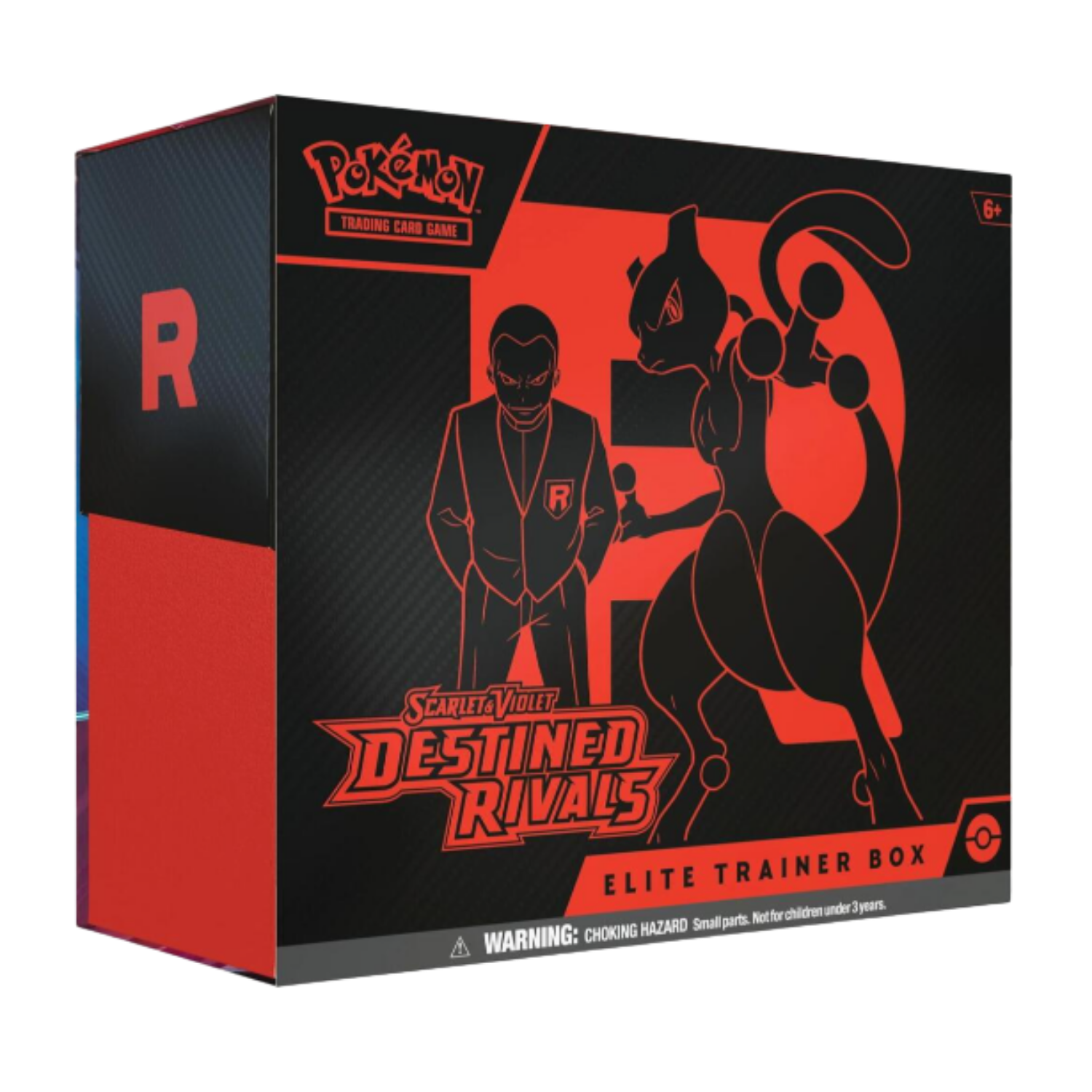 Pokémon Trading Card Game Elite Trainer Box with red and black design