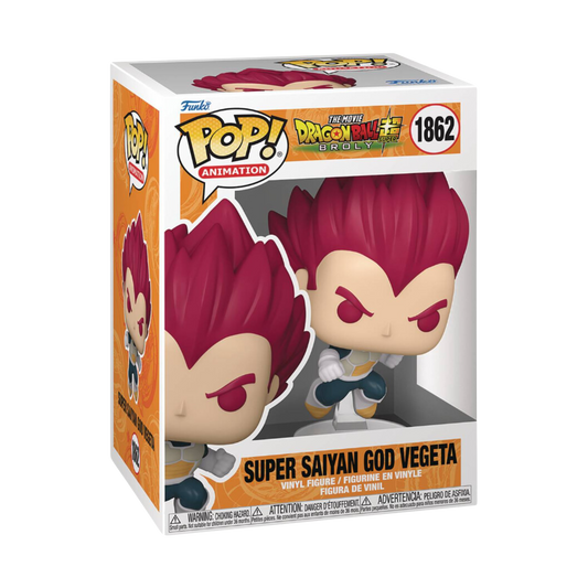 Pop! Animation: Dragon Ball Super: Broly - Super Saiyan God Vegeta (Punching)
