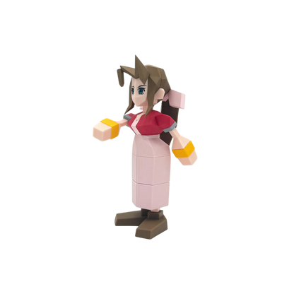 Final Fantasy VII Aerith Gainsborough Polygon Soft Vinyl Figure