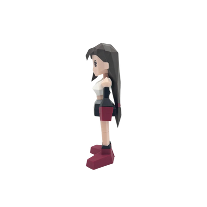 Final Fantasy VII Tifa Lockhart Polygon Soft Vinyl Figure