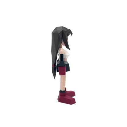 Final Fantasy VII Tifa Lockhart Polygon Soft Vinyl Figure