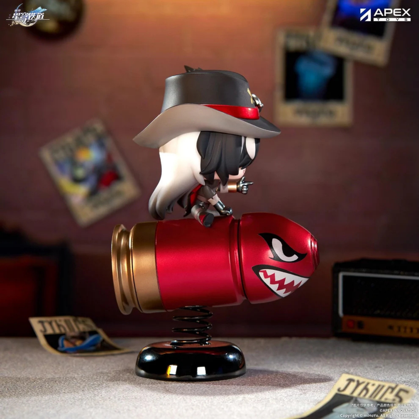 Honkai: Star Rail Happy Shake Boothill Springy Chibi Figure