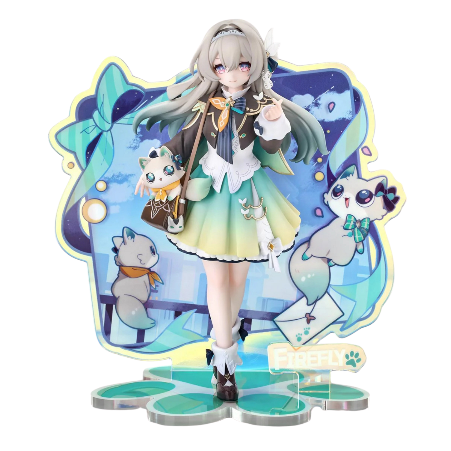 Honkai: Star Rail Rise Up+ Chibi Cat Series Firefly Figure