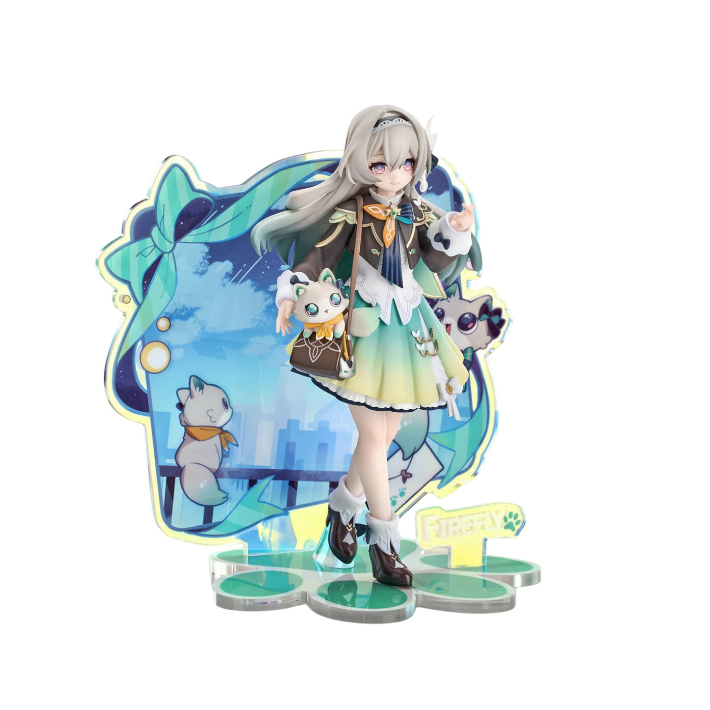 Honkai: Star Rail Rise Up+ Chibi Cat Series Firefly Figure