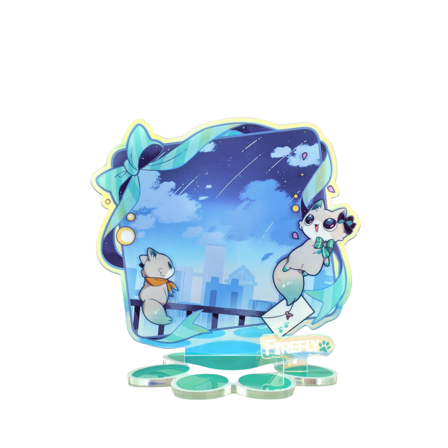 Honkai: Star Rail Rise Up+ Chibi Cat Series Firefly Figure