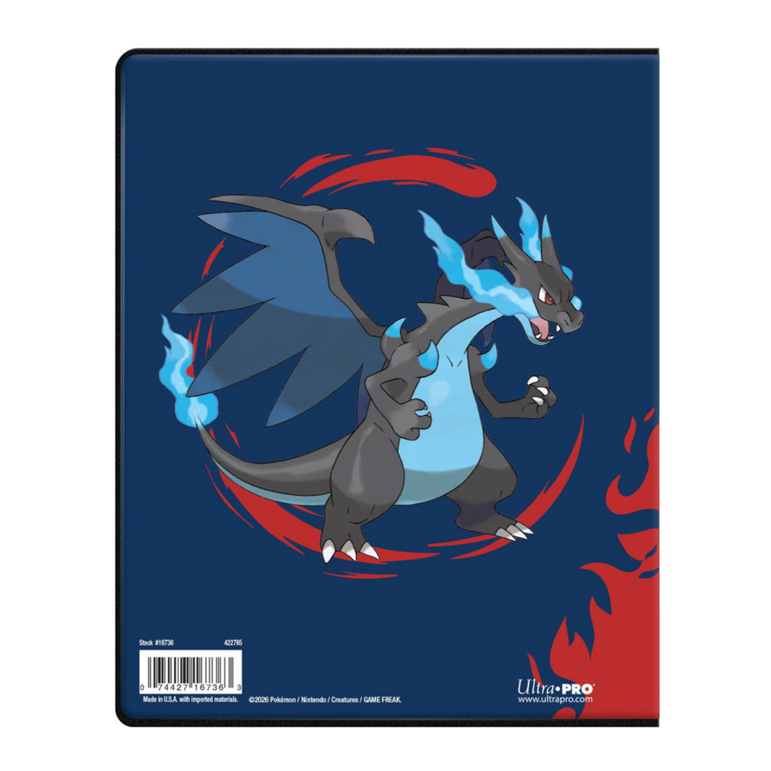 Mega Charizard 4-Pocket Portfolio