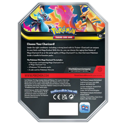 Mega Charizard Tin (Mega Charizard X)