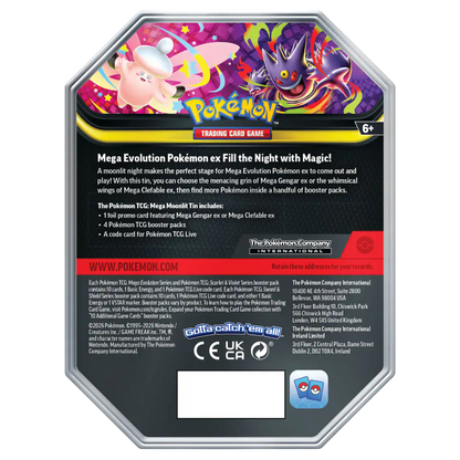 Mega Moonlit Tin [Mega Clefable ex]