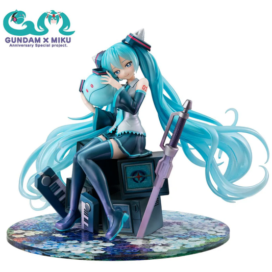Mobile Suit Gundam 45th Anniversary x Hatsune Miku Lucrea Hatsune Miku x 00 Gundam Figure