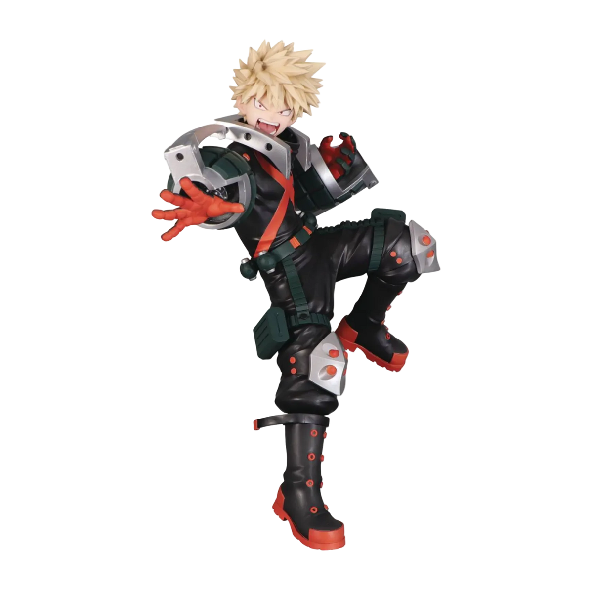 Action figure with a dynamic pose on a white background