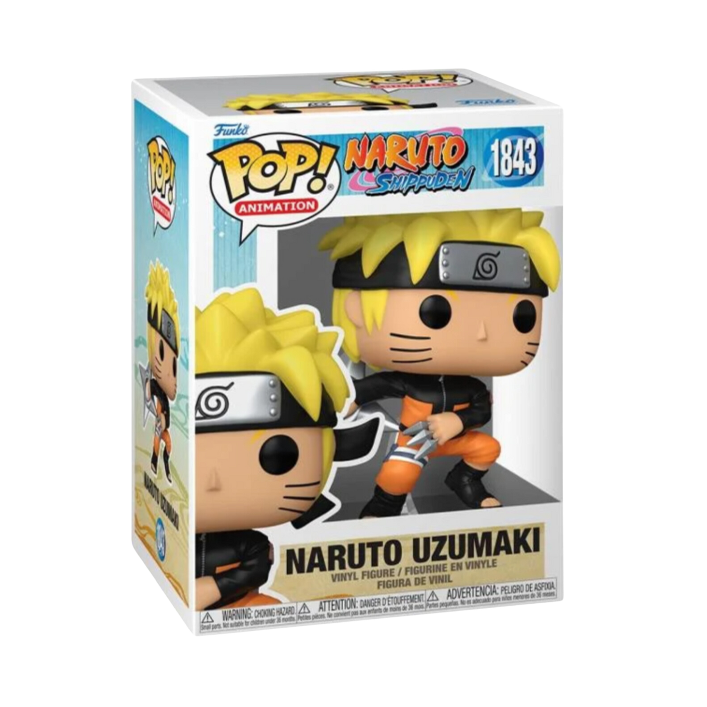 Pop! Animation: Naruto: Shippuden - Naruto Uzumaki with Kunai & Shuriken