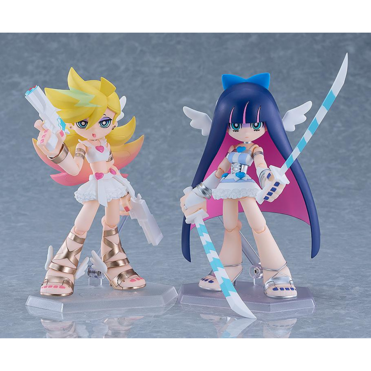 New Panty & Stocking with Garterbelt figma No.706 + No.707 (Angel Ver.) Action Figure Set