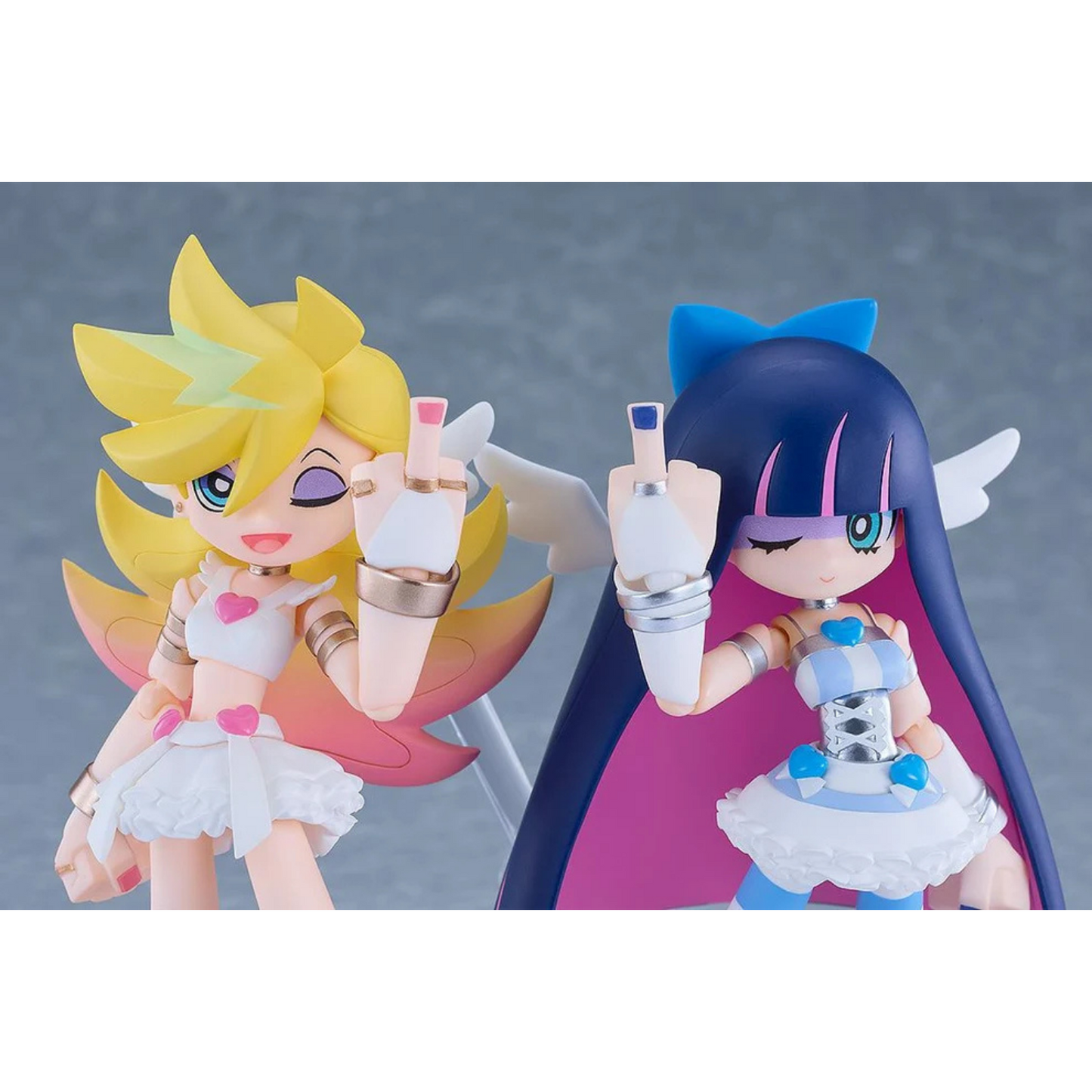 New Panty & Stocking with Garterbelt figma No.706 + No.707 (Angel Ver.) Action Figure Set