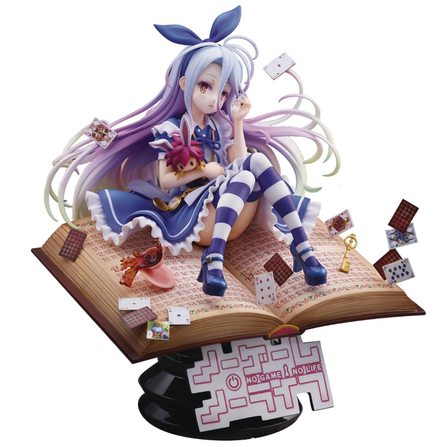 No Game No Life Shiro (Alice in Wonderland Ver.) 1/7 Scale Shibuya Scramble Figure