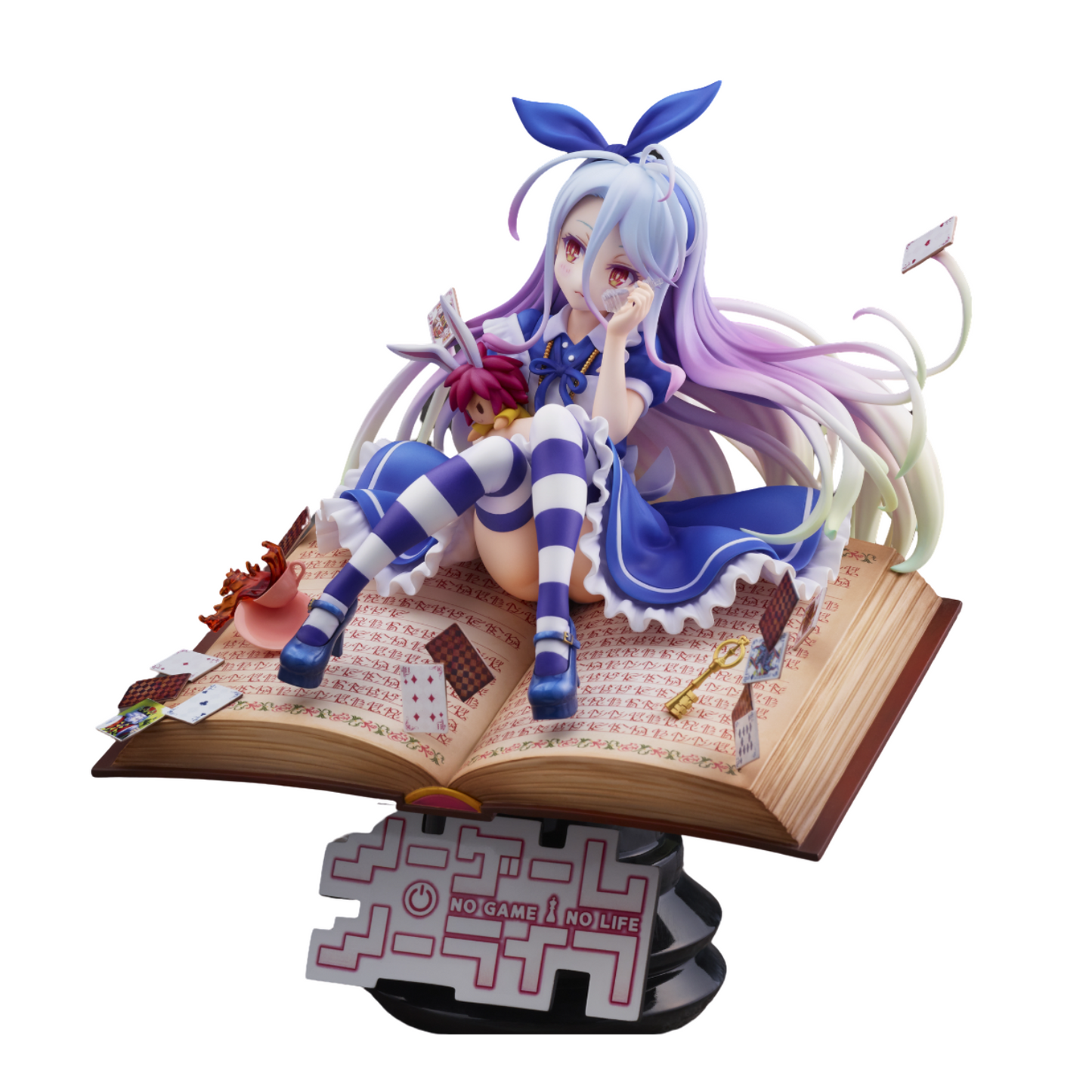 No Game No Life Shiro (Alice in Wonderland Ver.) 1/7 Scale Shibuya Scramble Figure