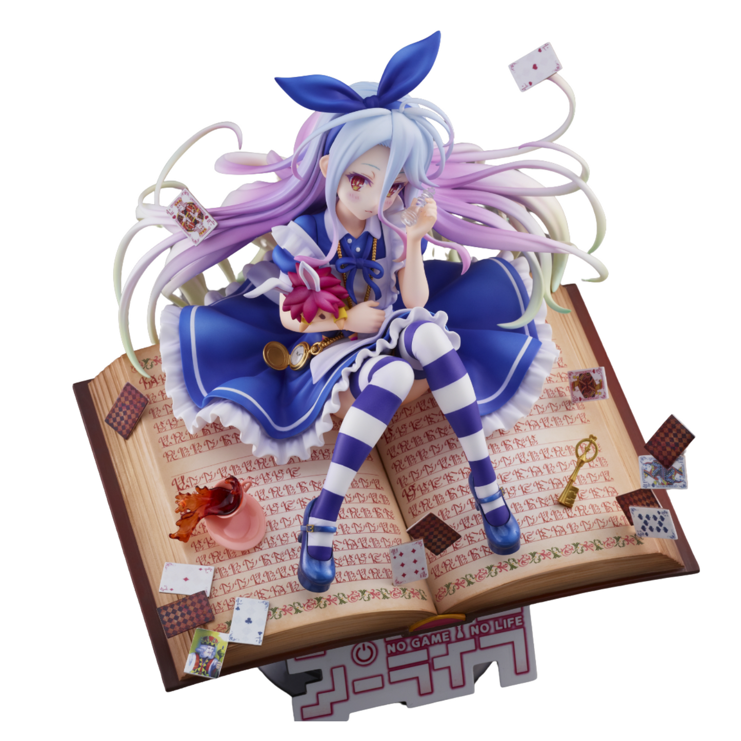 No Game No Life Shiro (Alice in Wonderland Ver.) 1/7 Scale Shibuya Scramble Figure