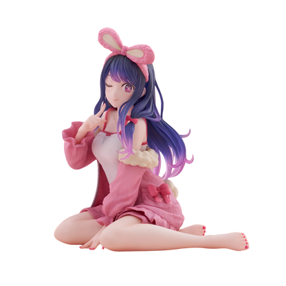 Oshi no Ko Desktop Cute Ai (Rabbit Room Wear Ver.) Figure