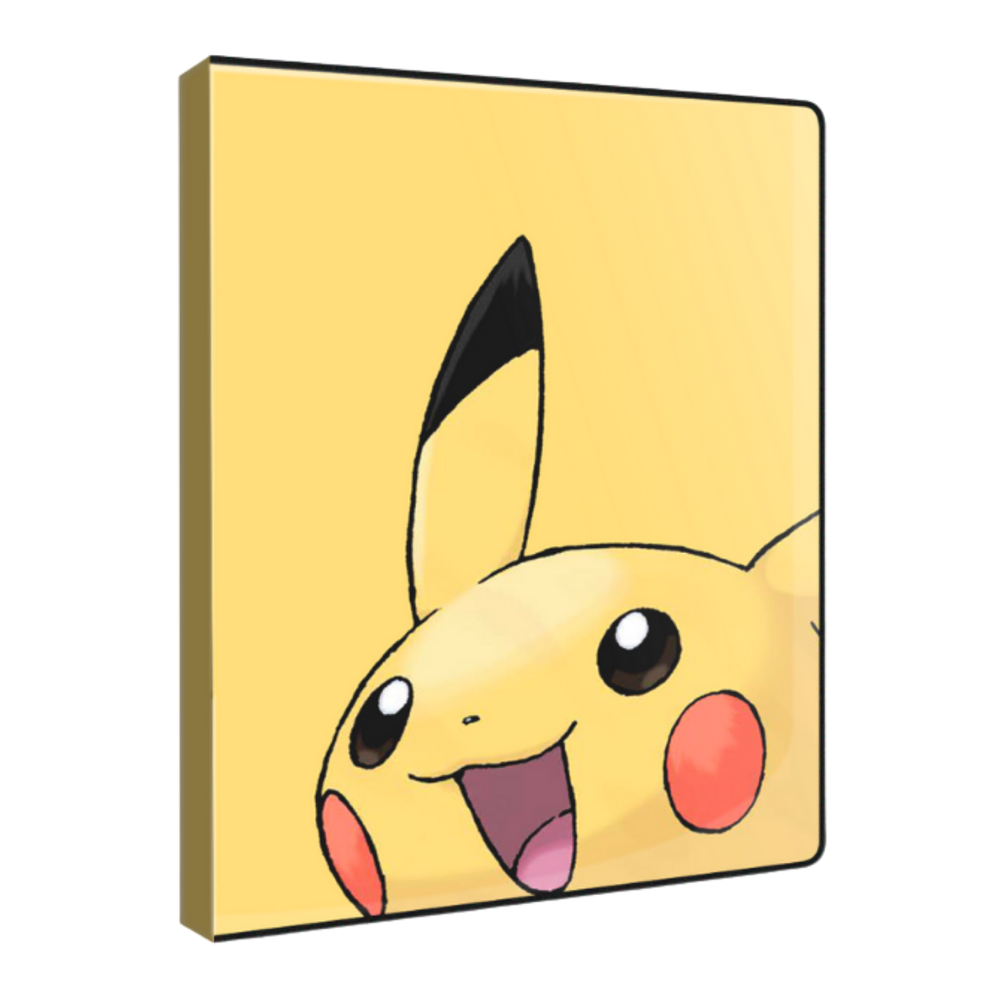 Canvas print of Pikachu on a yellow background