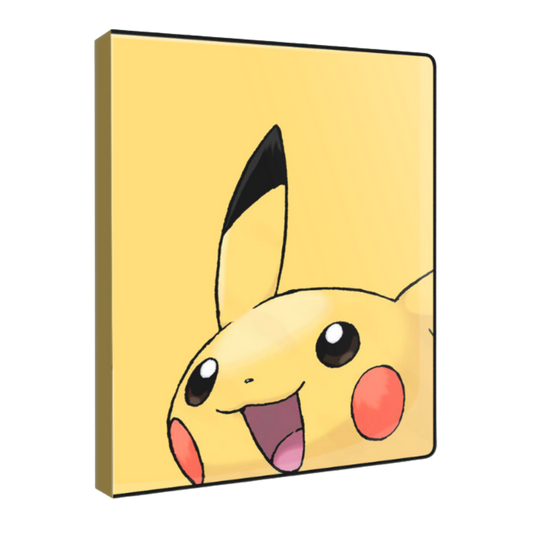 Canvas print of Pikachu on a yellow background