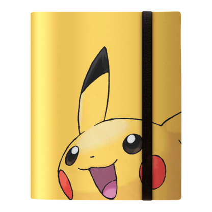 Notebook with a Pikachu design on a yellow background