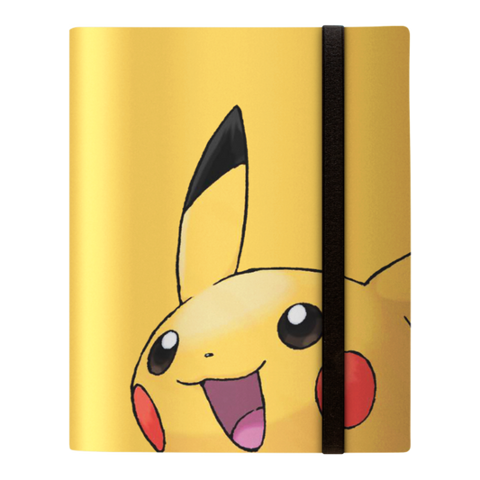 Notebook with a Pikachu design on a yellow background