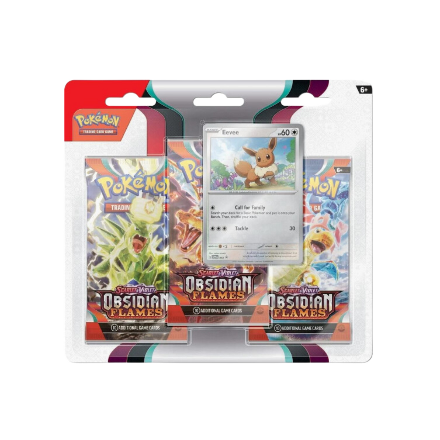 Obsidian Flames 3 Pack Blister [Eevee]